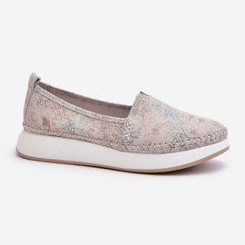 Vinceza Női bőr espadrillák a Multicolor Chorisa platformon sokszínű 2