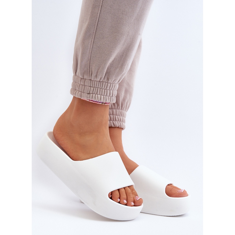 Női vastag talpú papucs fehér Oreithano 2 Női vastag talpú papucs fehér Oreithano 2