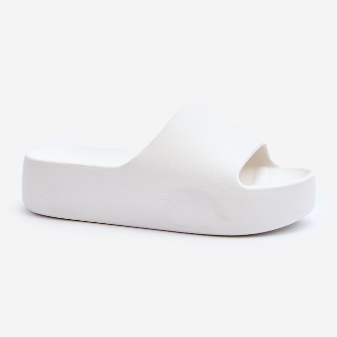 Női vastag talpú papucs fehér Oreithano 1