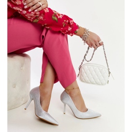 Liena ezüst magassarkú 1