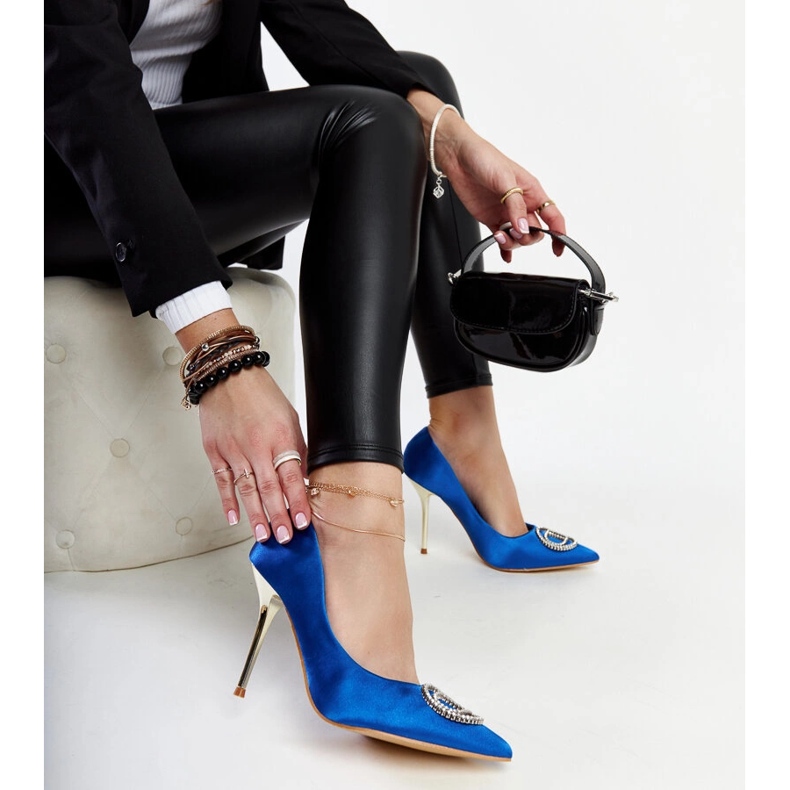 Kék Elife sarkú cirkóniával 1