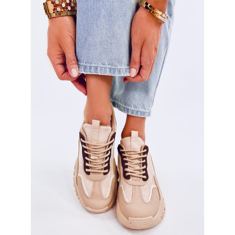 Lammes Khaki női tornacipő bézs 1