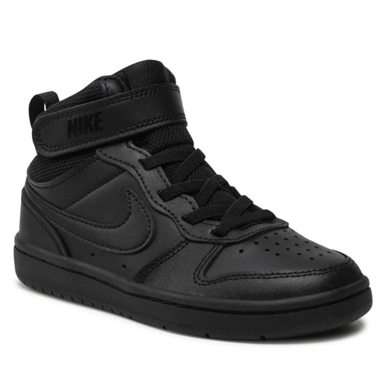 Nike Court Borough Mid 2 Jr CD7783-001 cipő fekete 1