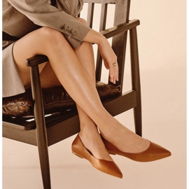 Marco Shoes Finom balerinák barna 2