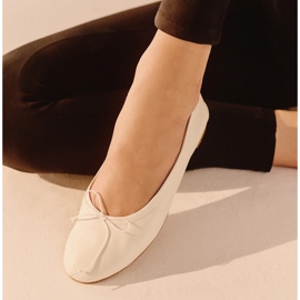 Marco Shoes Passo balettcipő fehér 1