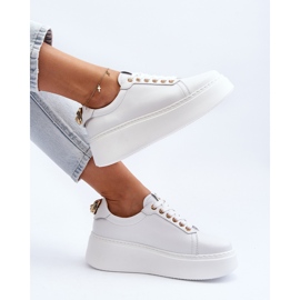 Női bőr tornacipő CheBello 4367 fehér 2