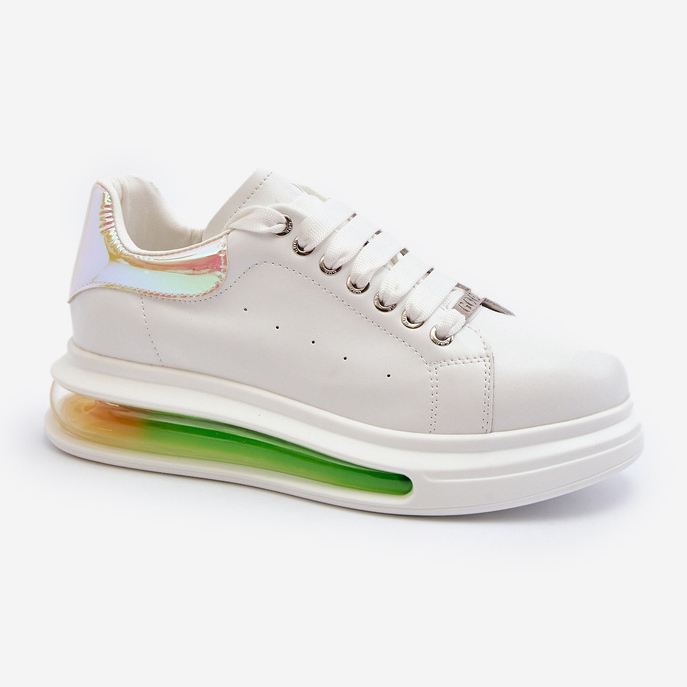 Női bőr tornacipő GOE NN2N4029 Fehér 2