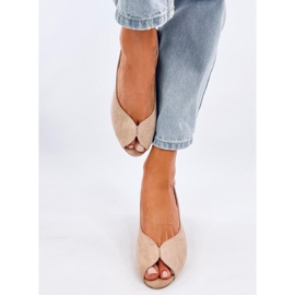 Venus Khaki sarkú szandál bézs 1