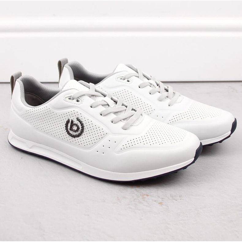 Férfi kényelmes sportcipő, fehér Bugatti NN153239 1