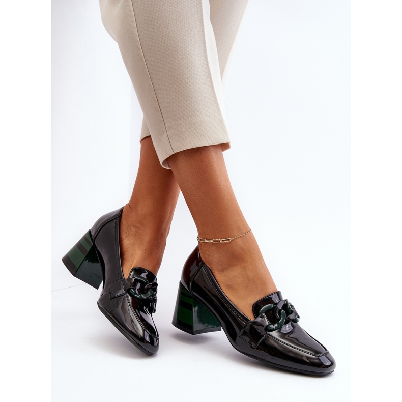 Vinceza Fekete Paliotte Patent szivattyúk lánccal 1