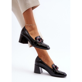 Vinceza Fekete Paliotte Patent szivattyúk lánccal 1