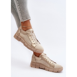 Női bőrcipő Maciejka 05850-22 Világos bézs 2