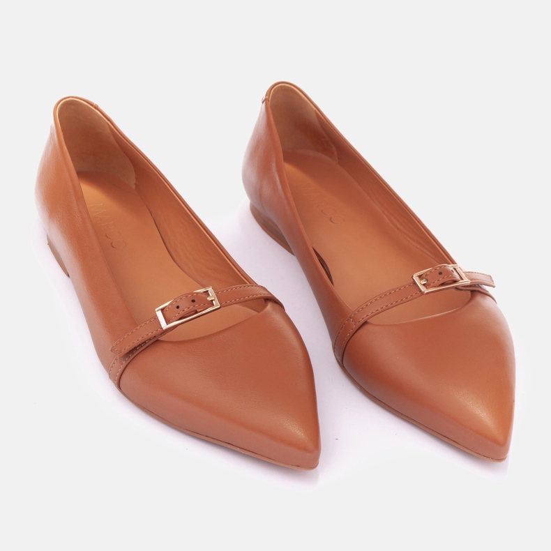 Marco Shoes Helen balerinái barna 1