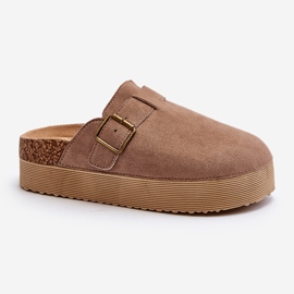Női bézs platform klumpák Flip Flops Jorffia 1