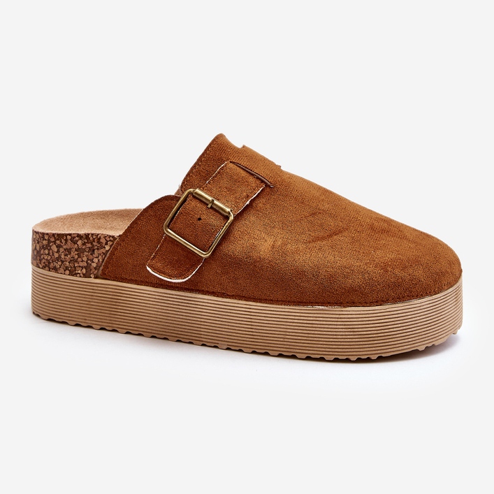 Női Camel Jorffia Platform klumpa barna 1