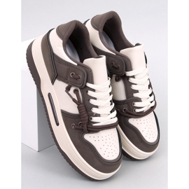 Clavell Coffee magas talpú tornacipő barna 1