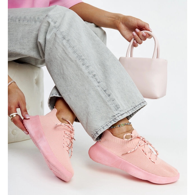 Rózsaszín Roshni sportcipő 1