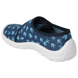 Befado gyerekpapucs tépőzárral 974Y476 kék 2 Befado gyerekpapucs tépőzárral 974Y476 kék 2