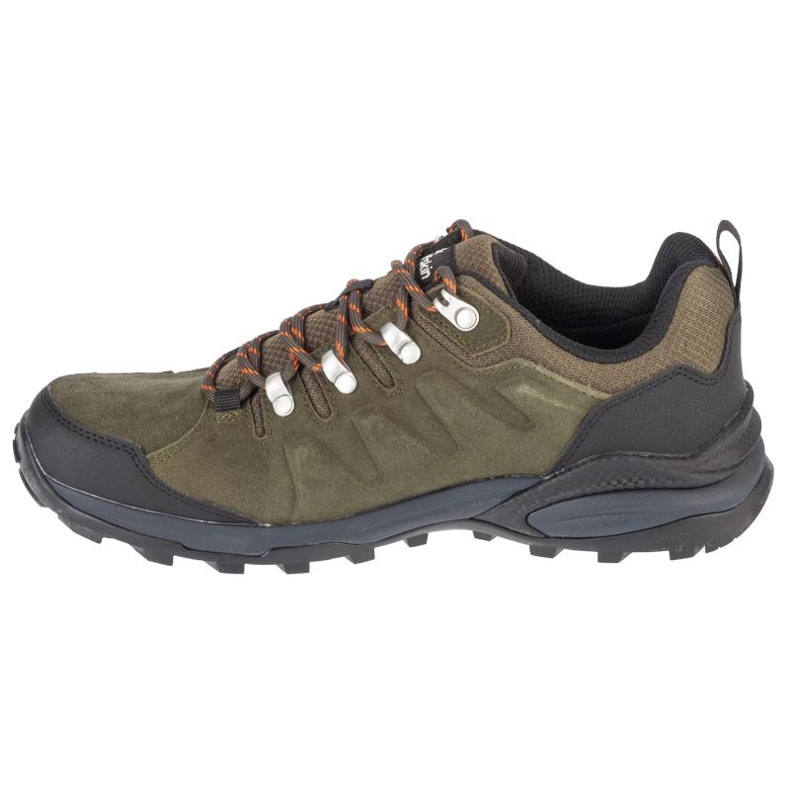 Jack Wolfskin Refugio Texapore Low M cipő 4049851-4287 zöld 1