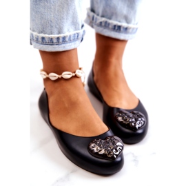 Női illatos gumibalerinák ZAXY JJ285046 Fekete 3