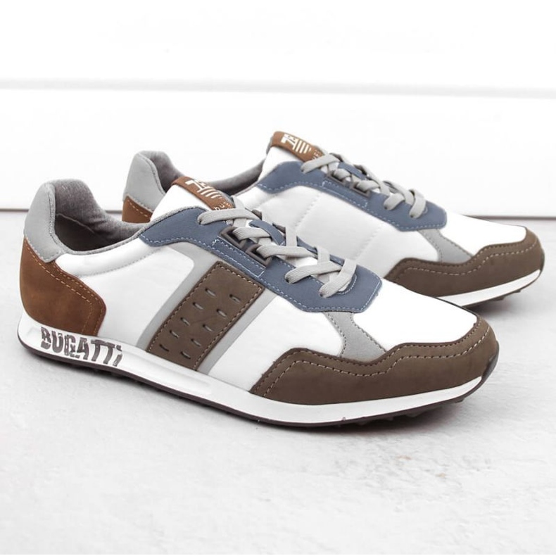 Bugatti INT1975 bőr sportcipő fehér 1