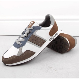 Bugatti INT1975 bőr sportcipő fehér 2