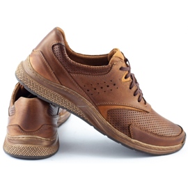 Polbut Férfi sportcipő J72 barna 4