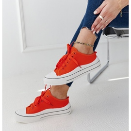 Narancssárga Fiori platform tornacipő 1