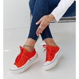 Narancssárga Fiori platform tornacipő 2