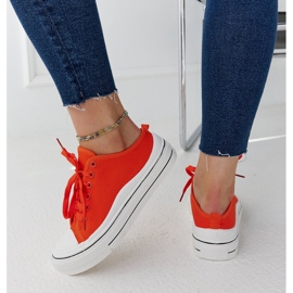 Narancssárga Fiori platform tornacipő 4