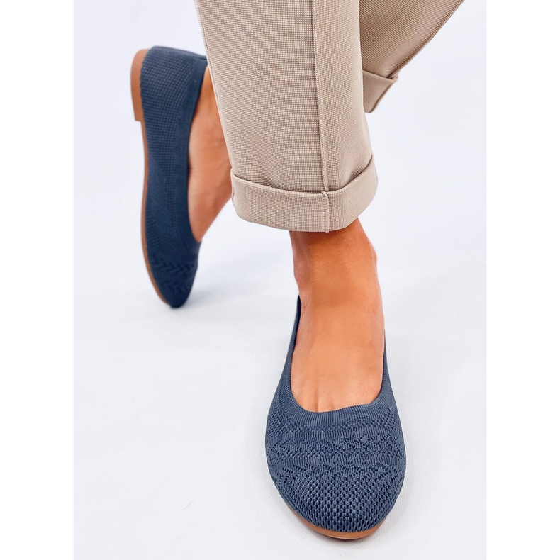 Newey Blue kötött balettlapok kék 2