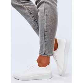 Hodges Fehér áttört tornacipő 2