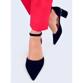 Harroi Black bokapántos pumpák fekete 1