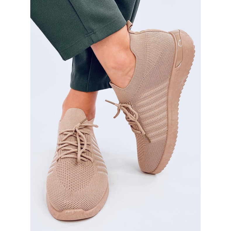 Sharpe Khaki zoknis sportcipő bézs 1