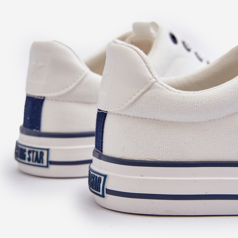 Férfi alacsony tornacipő Big Star NN174004 fehér 2