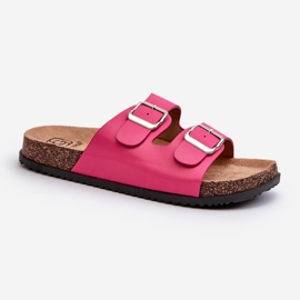 Női flip-flop csatokkal Fuchsia Oliena rózsaszín 2