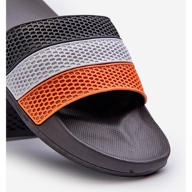 Klasszikus férfi papucs pánttal, szürke Sylri 2