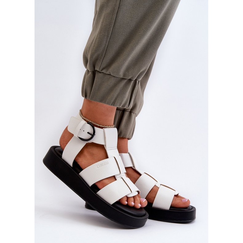 Női szandál Big Star NN274072 fehér 2