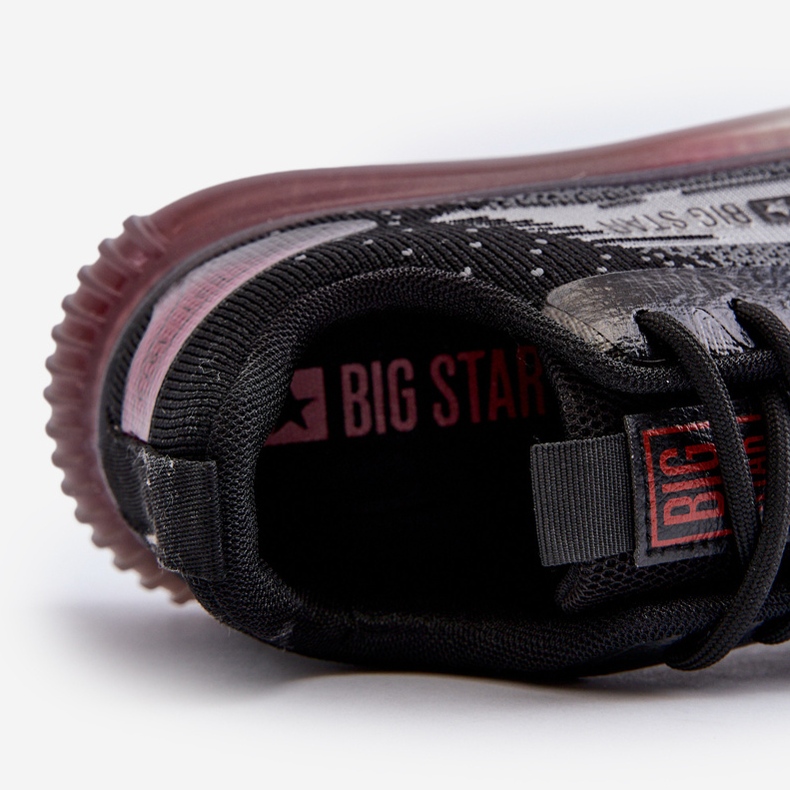 Férfi sportcipő HI-POLY System Big Star NN174476 fekete szürke 2