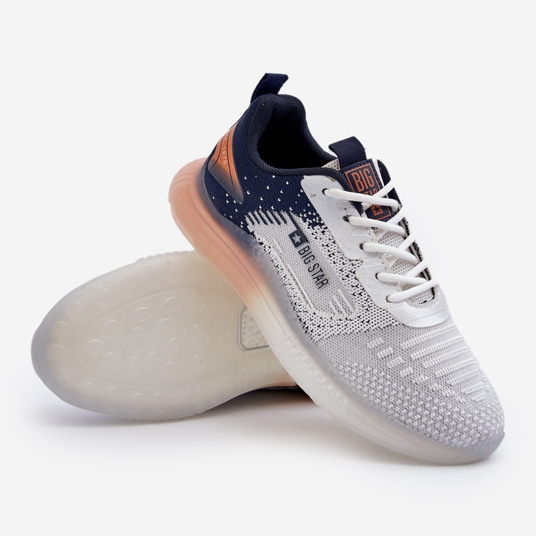 Férfi sportcipő HI-POLY System Big Star NN174474 sötétkék szürke 1