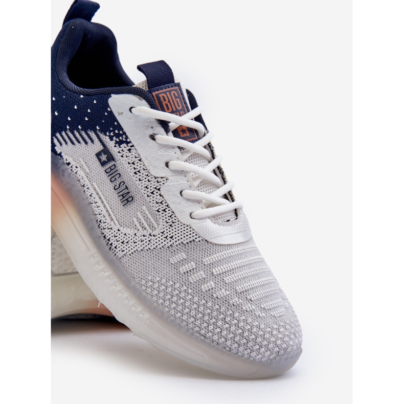 Férfi sportcipő HI-POLY System Big Star NN174474 sötétkék szürke 2