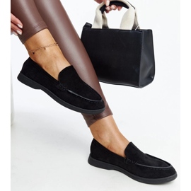 Fekete velúr Rumay cipő 1