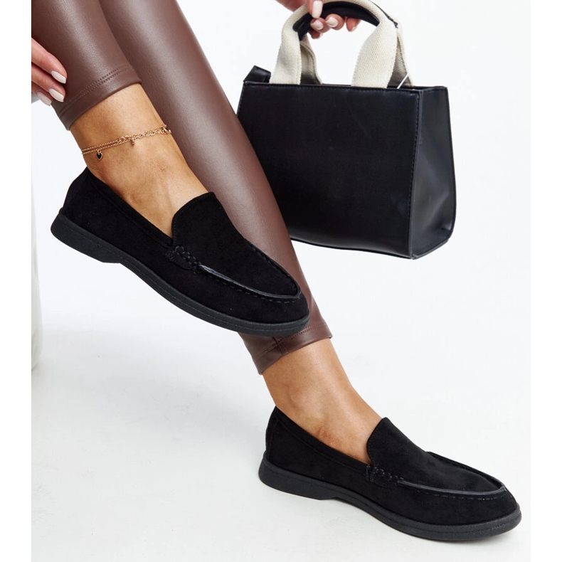 Fekete velúr Rumay cipő 1