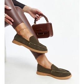 A márka sötétzöld velúr cipői Rumay 1