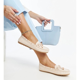 Világos bézs velúr cipők az Aneesától 1