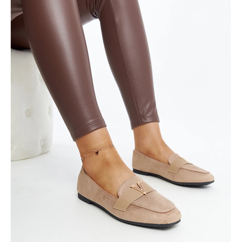 Barna mokaszinok Namal díszítéssel 1