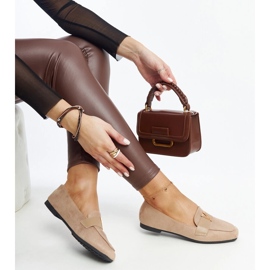 Barna mokaszinok Namal díszítéssel 2