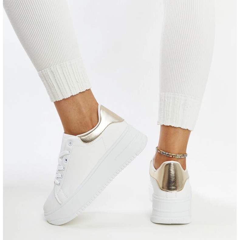 Fehér Ottavia platformos sportcipő 1