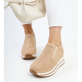 Barna Cadelaria ék alakú tornacipő 1