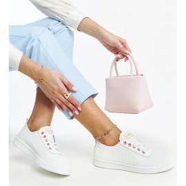 Yusra fehér öko-bőr tornacipő 1 Yusra fehér öko-bőr tornacipő 1